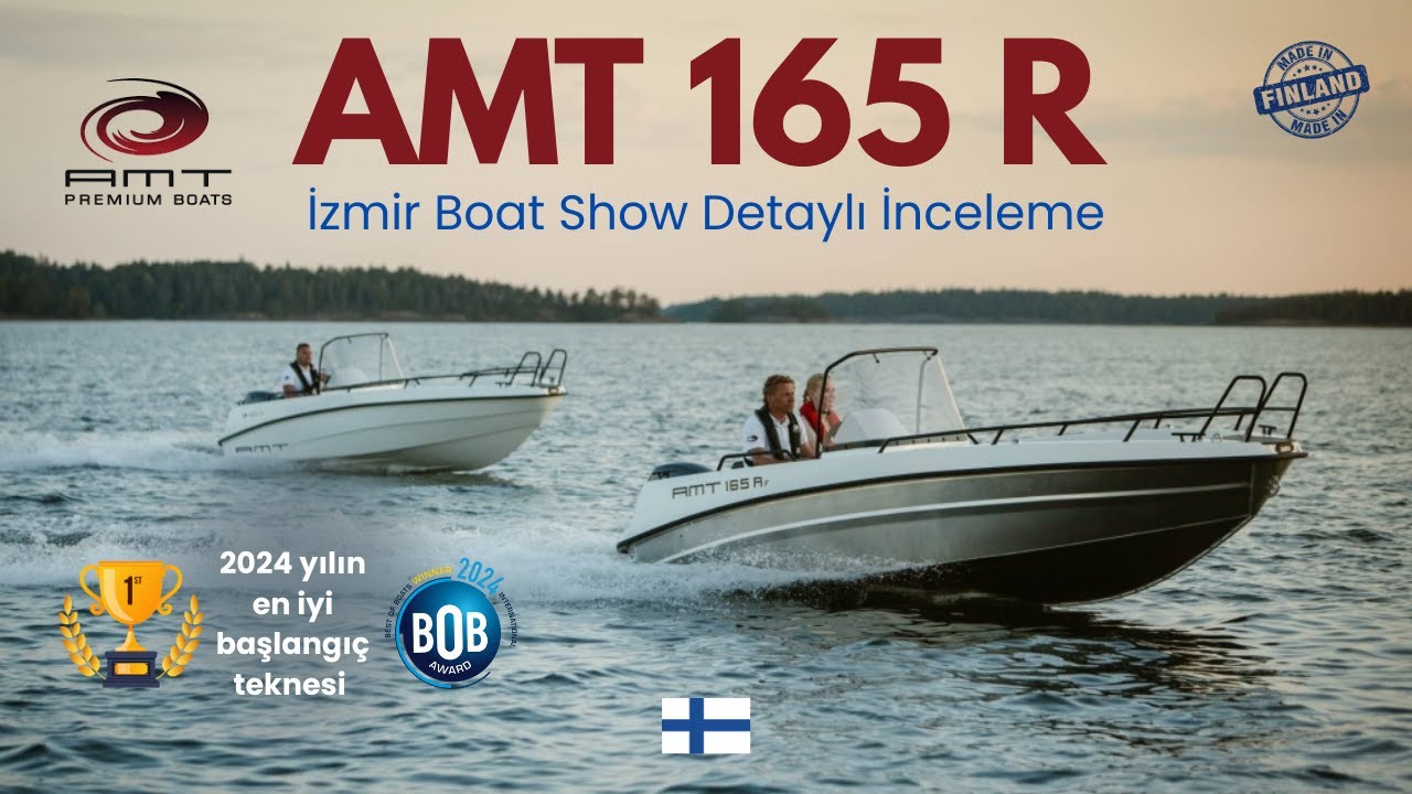 İzmir Boat Show 2025 AMT Boats teknelerini inceledik