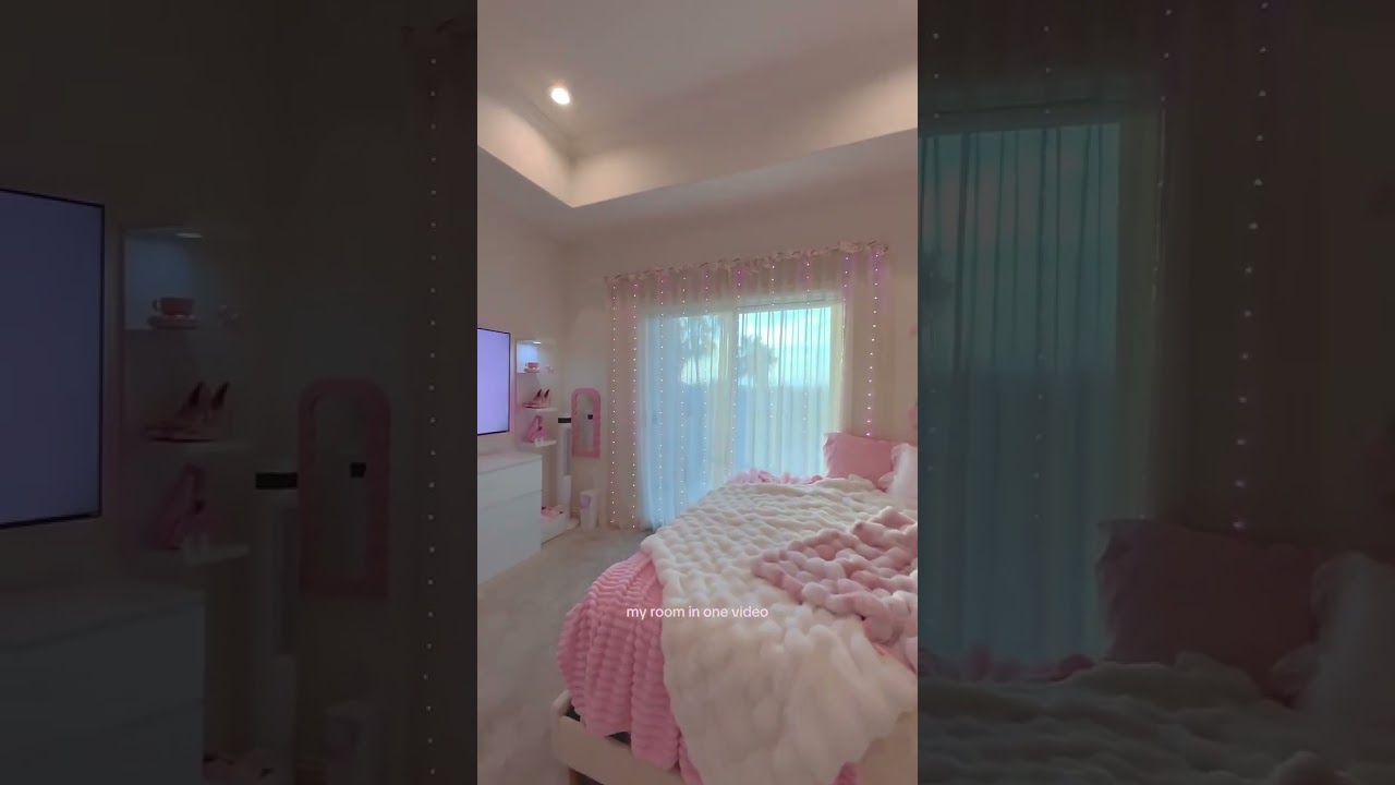 ديكور غرفة نوم بنات روعة 🪞🎀