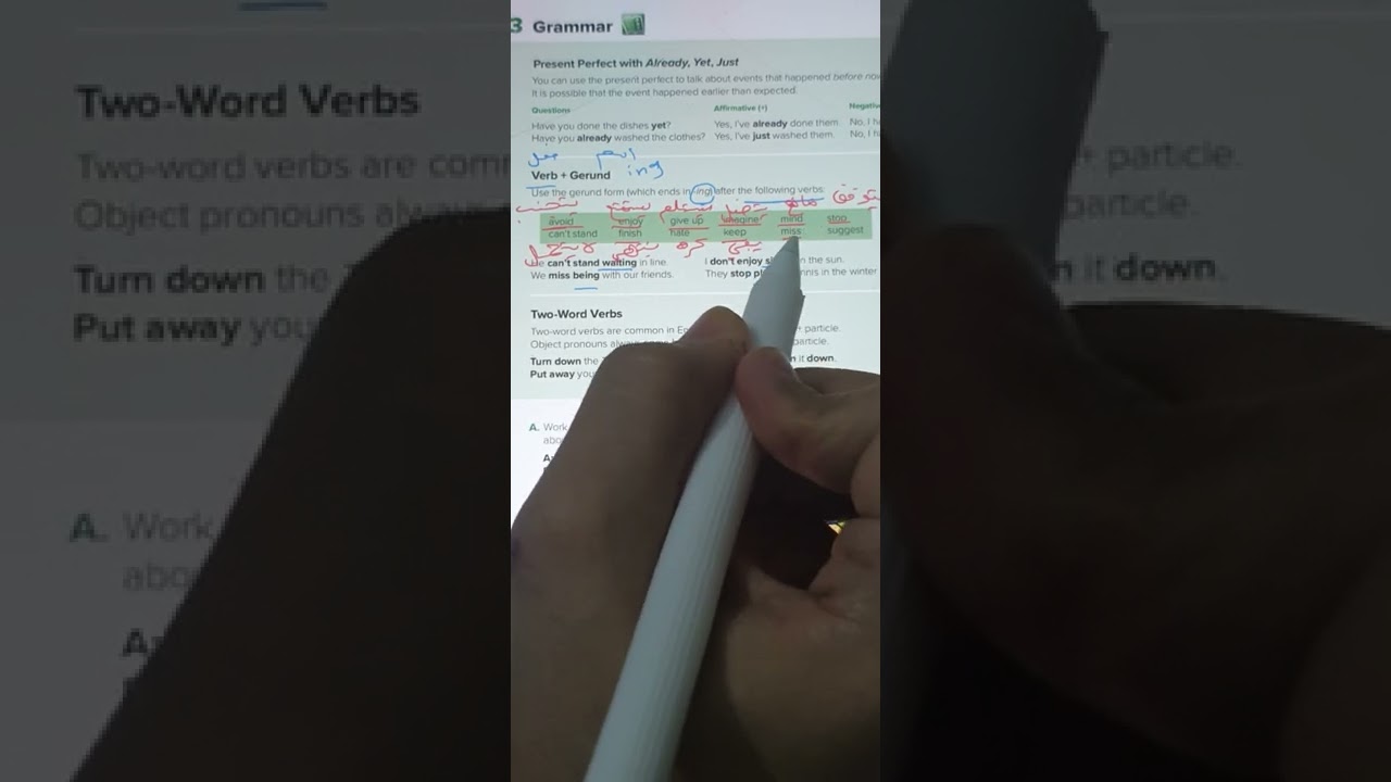 present perfect with Already, Yet, Just ثالث متوسط الفصل الثالث