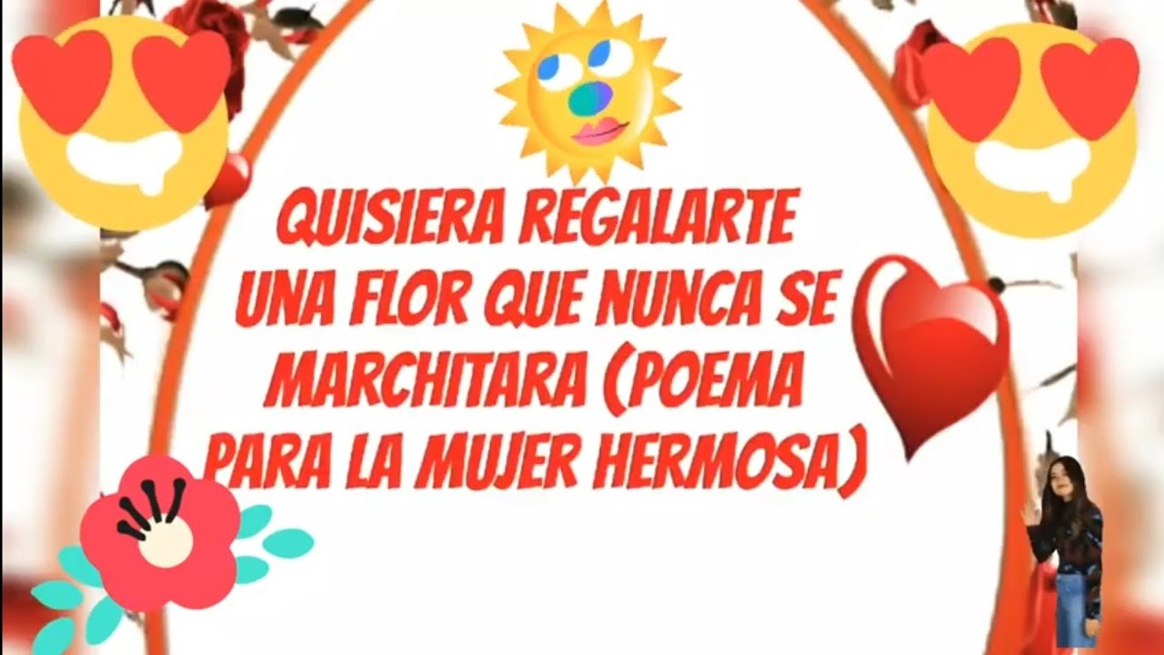 Una flor a la mujer mas hermosa TE AMO dedicatoria romantica