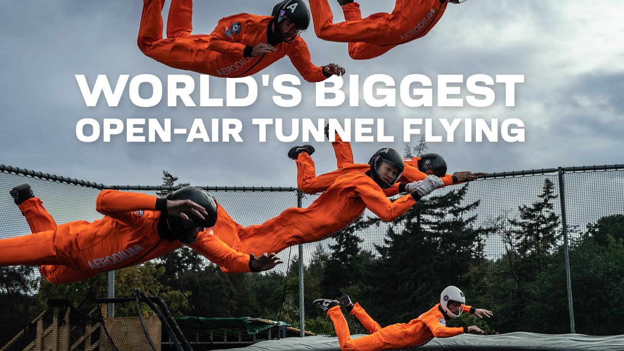 How is it like to fly in the World's biggest outdoor vertical wind tunnel?