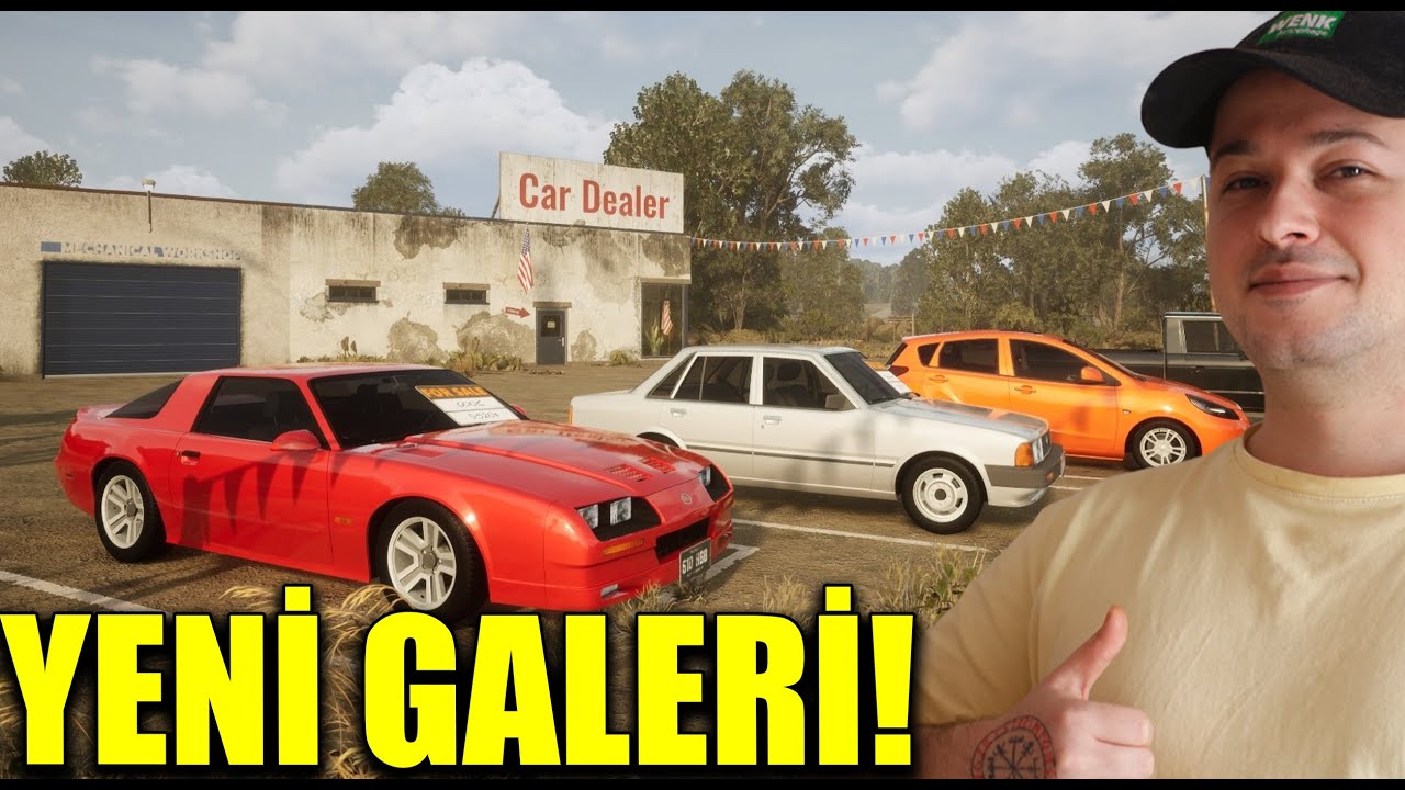 İKİNCİ EL ARABA ALIP TAMİR EDİP GALERİDE SATIYORUZ! YENİ GALERİ AÇTIK!  Car Dealer Simulator #1