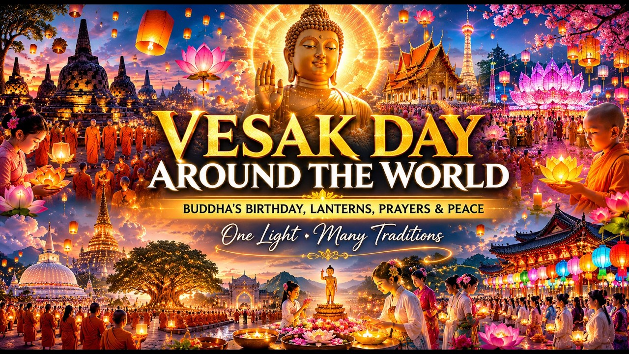 Vesak Day 2026 Around the World | Buddha&rsquo;s Birthday, Lantern Festival & Buddhist Prayers