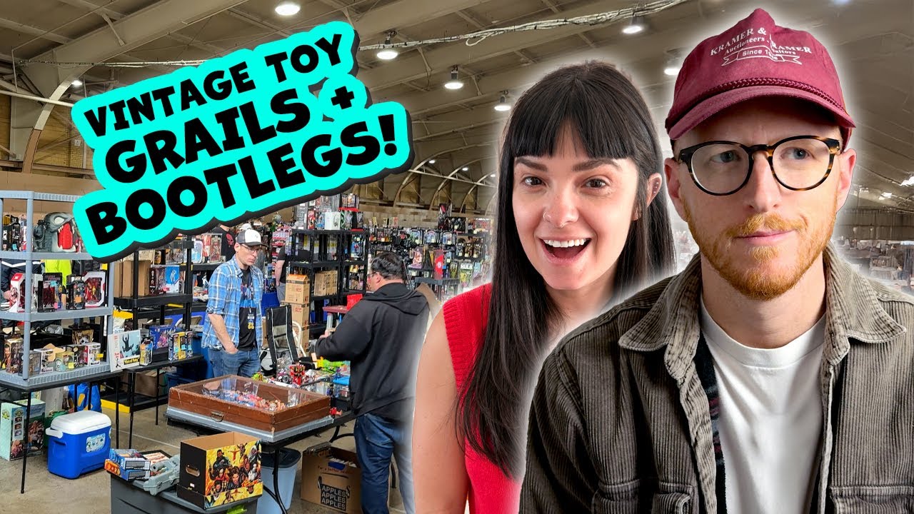 VINTAGE TOY Grails and WILD Bootlegs at TOYCON Toy Hunt!!