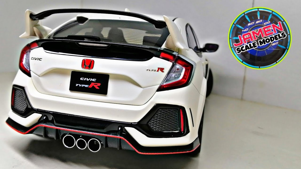 1/18 HONDA CIVIC FK8 TYPE R - AUTOart - CHAMPIONSHIP WHITE