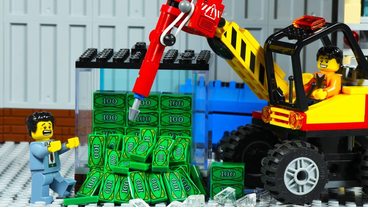 Lego City DESTROY The Unbreakable Big Money BOX, Win $ 1.000,000!
