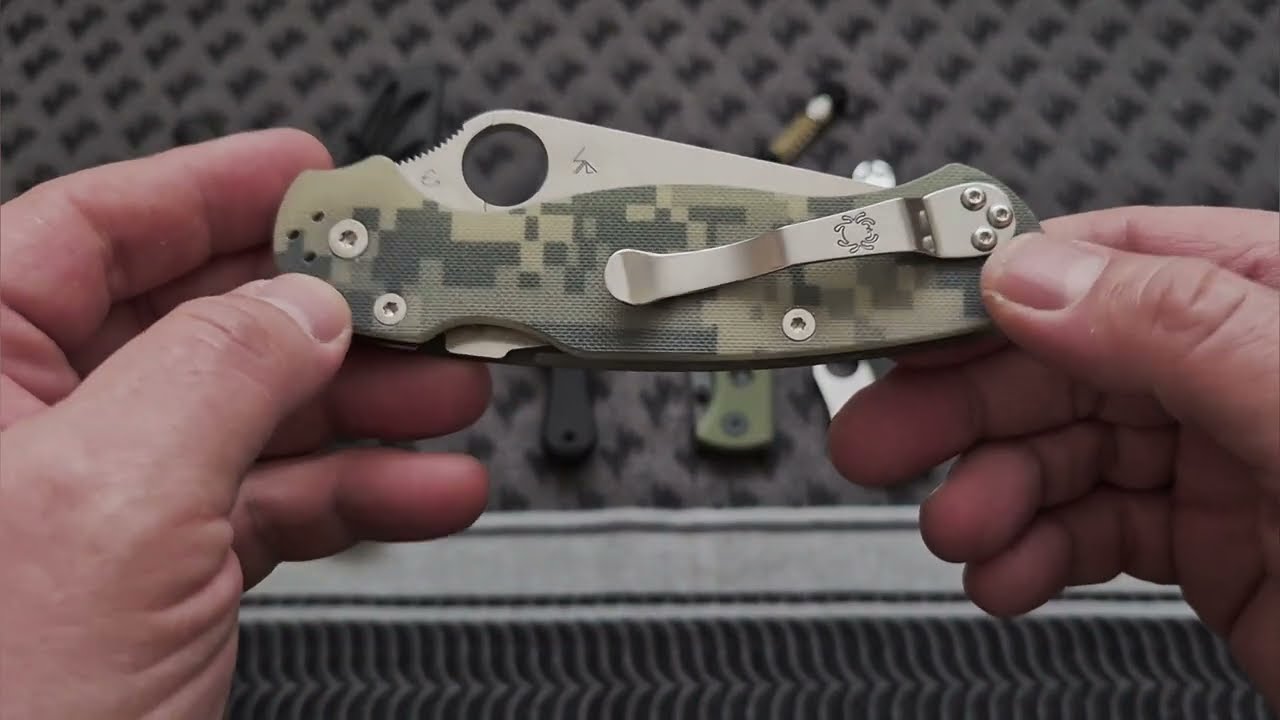 Ножевой 2025 год/хотелка Spyderco Paramilitary 2