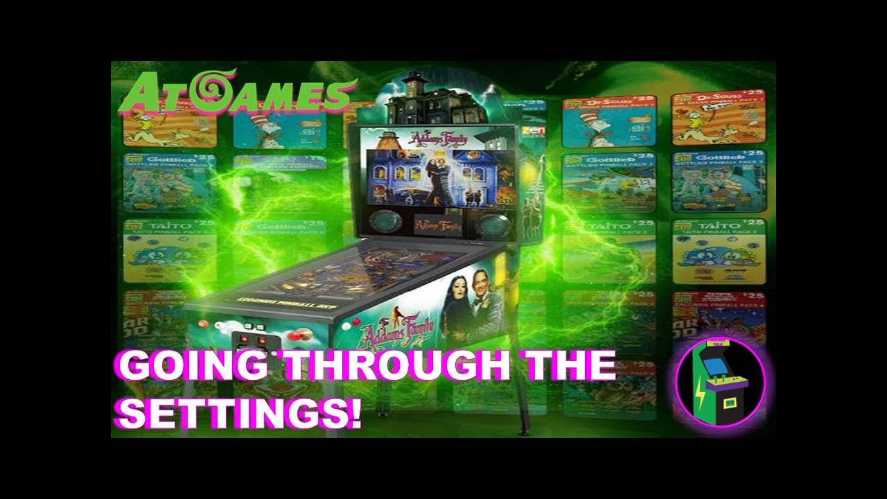 Atgames 4K Pinball Machine - Let's Go Through ALL The Settings & Do Some Changes!