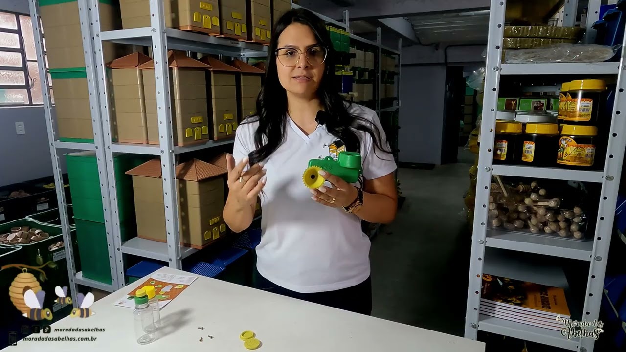 Alimentador Roso Labirinto para Abelhas Nativas da Morada das Abelhas
