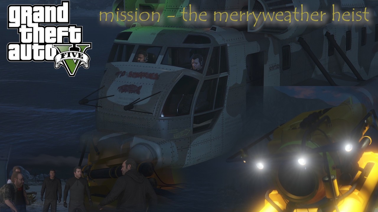 ||The Merryweather Heist Overview😎||#trending #gtav #gaming