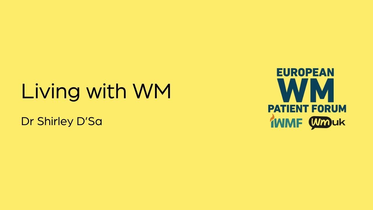 Living with Waldenstrom's macroglobulinaemia - live Q&A
