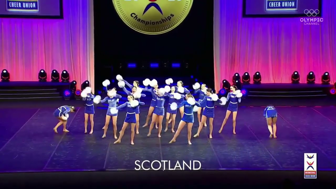 2023 ICU Worlds Youth Pom - Team Scotland