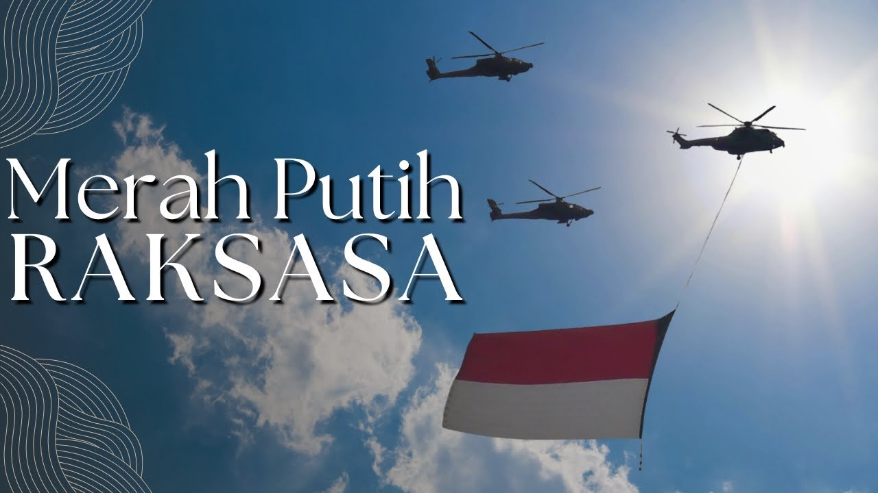 Bendera Merah Putih Raksasa di langit Jakarta!