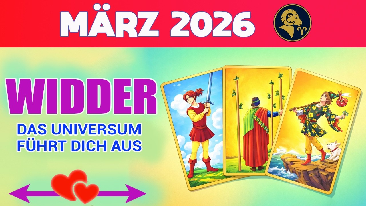 Widder ☀️ Das Universum Führt Dich Aus Der Blockade Auf Einen Neuen Weg.☀️