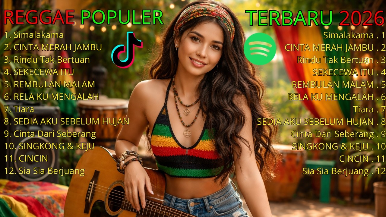 FULL ALBUM REGGAE 2026 🌴 Simalakama, Cinta Rindu Tak Bertuan, Tiara | Lagu Viral Reggae Santai