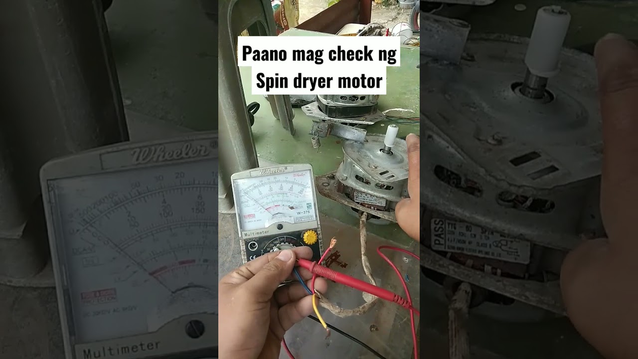 How to check spin dryer windings ? #dryermachine #washingmachine