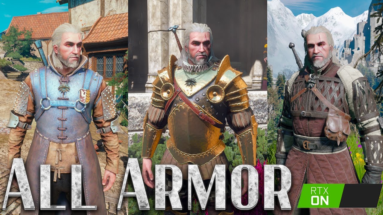 ВСЯ БРОНЯ The Witcher 3: Wild Hunt — Next-Gen Update [PC 2022]