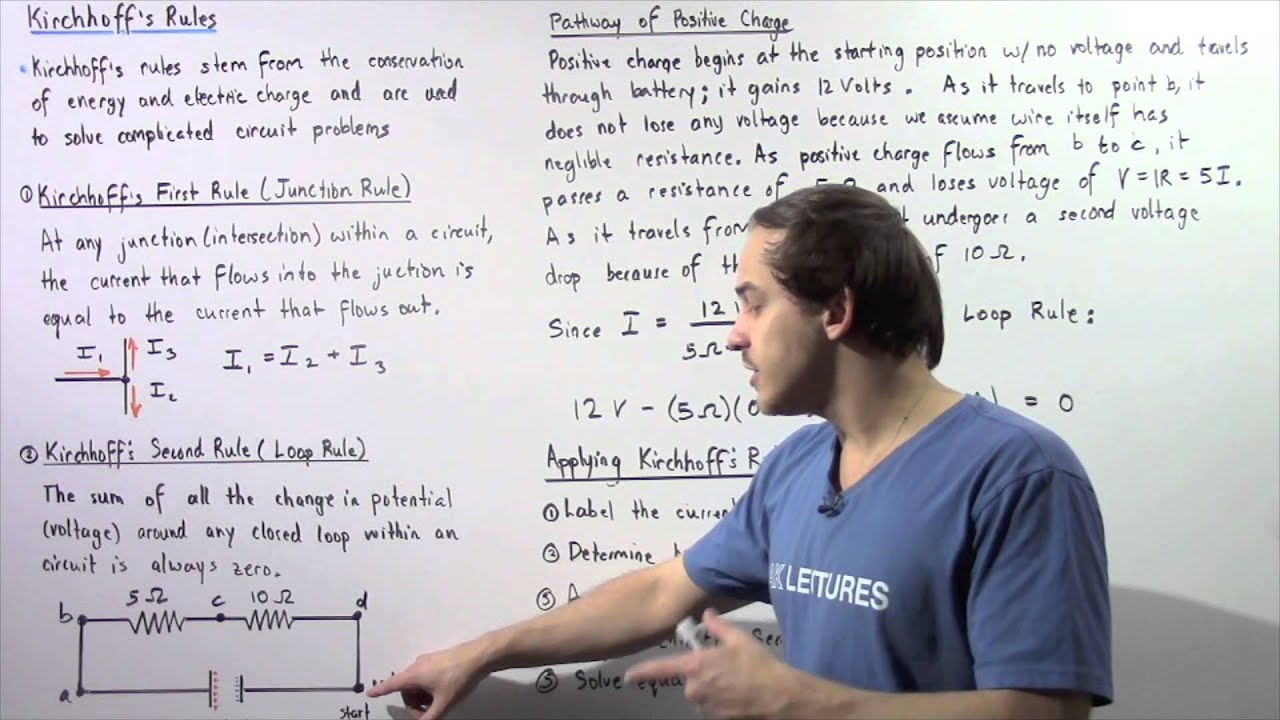 Kirchhoff's First and Second Circuit Rule