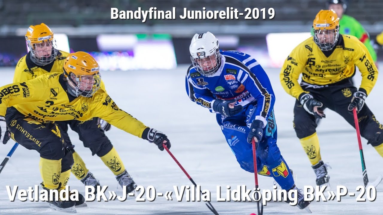 Bandyfinal Juniorelit-2019/03/22/«Vetlanda BK»J20-«Villa Lidköping BK»P20/Juniorelitserien 2018-19/