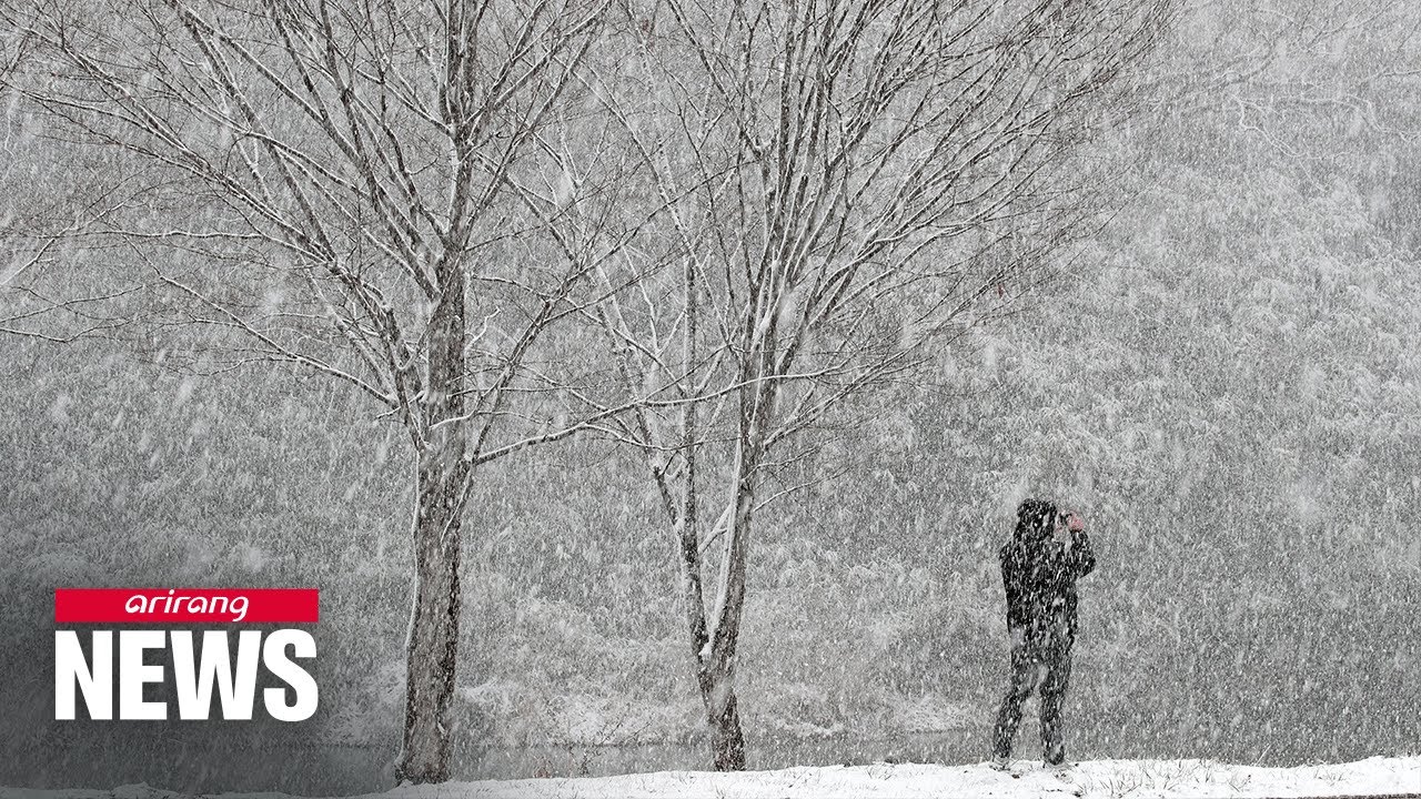 Up to nine centimeters of snow recorded in Jeolla-do provinces: KMA