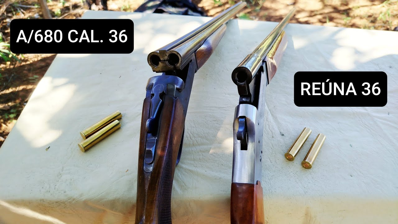 Qual melhor Espingarda Calibre 36 Boito 2 Canos ou 1 cano , reúna vs A/680