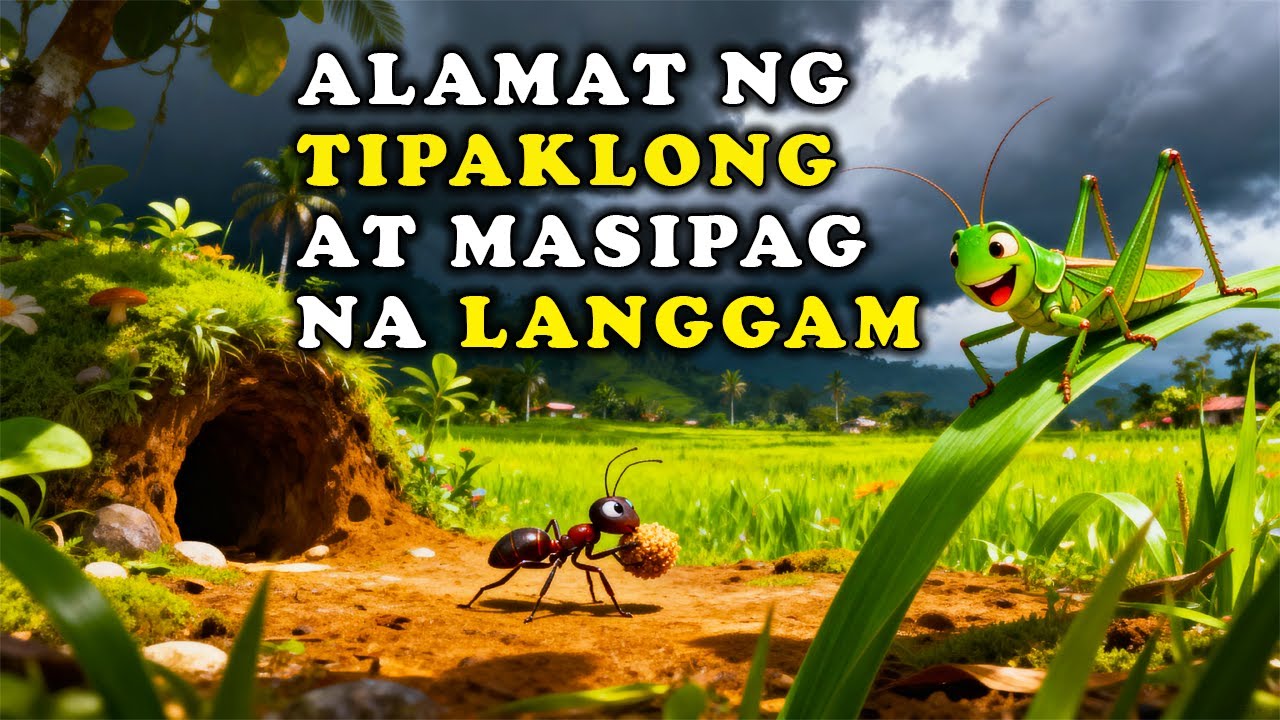 Ang Tipaklong at Langgam | Alamat na May Aral | Bedtime Story Tagalog | Himbing Stories PH