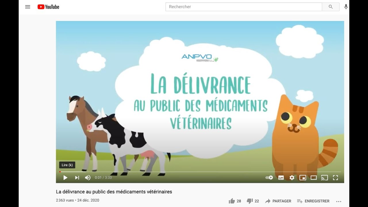 ANPVO : la délivrance au public des médicaments vétérinaires