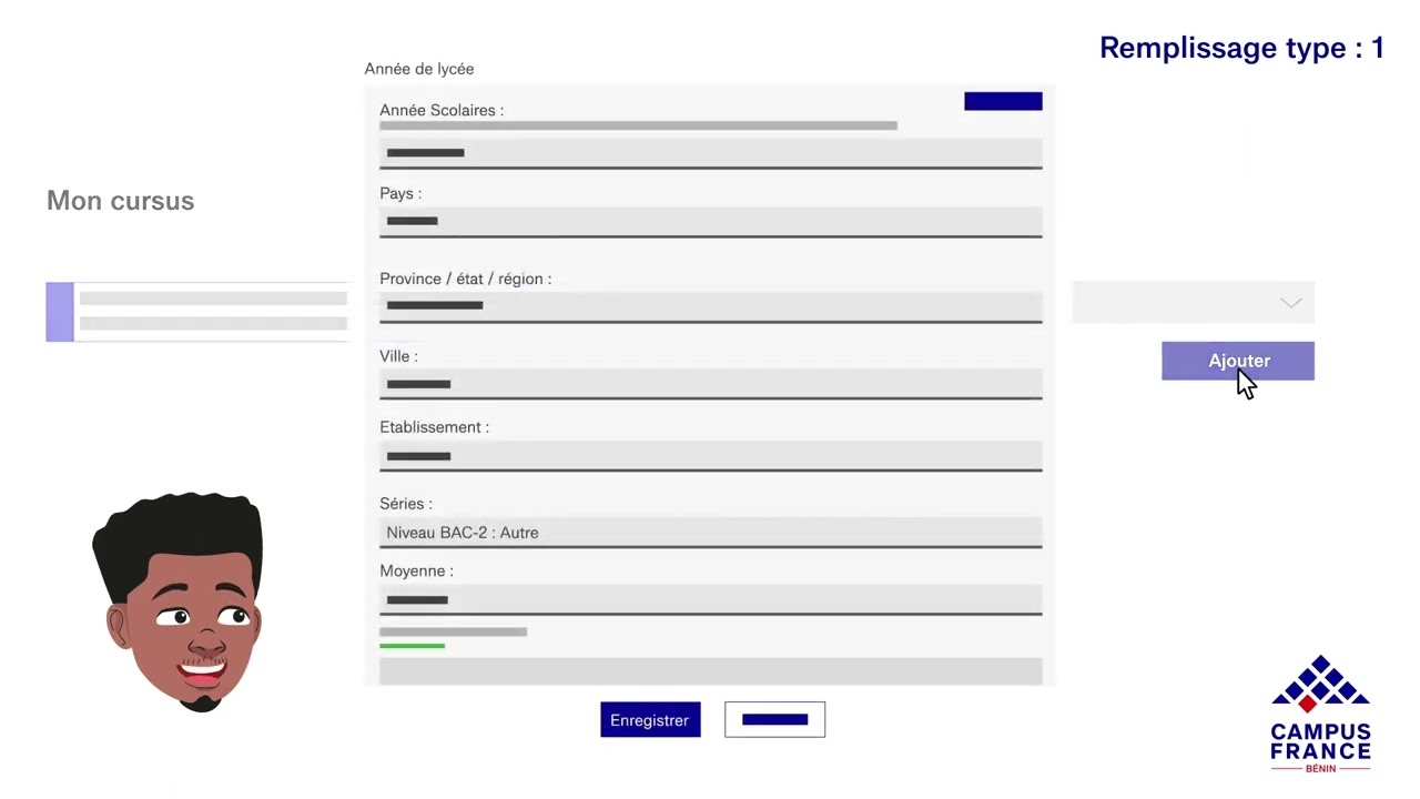 Comment remplir mes informations personnelles sur Etudes en France ?