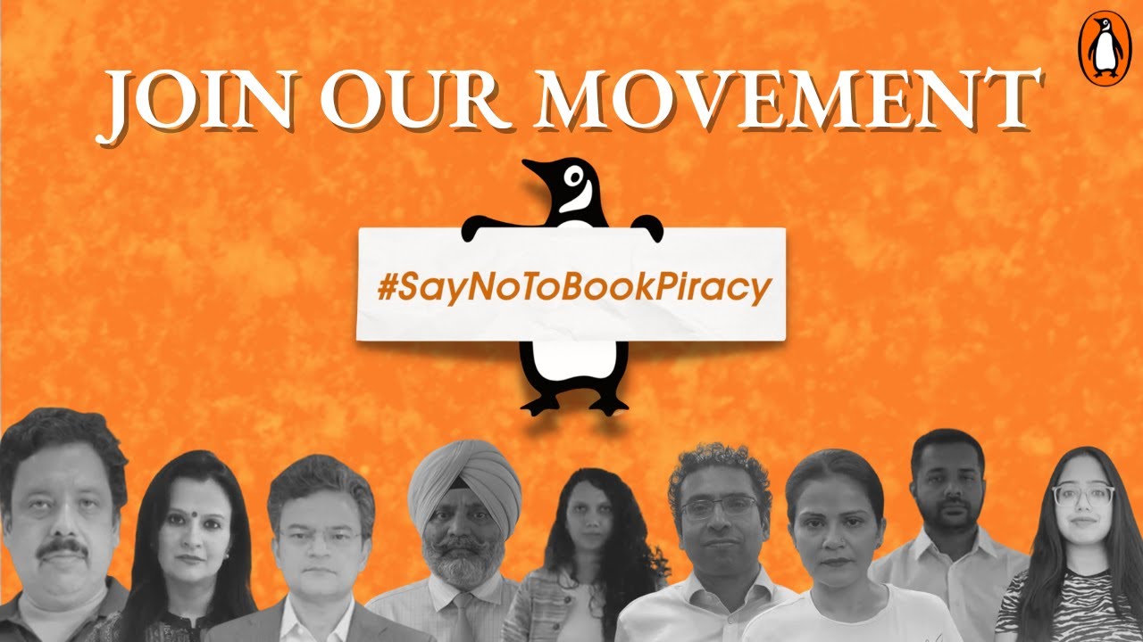 Penguin India Anti-piracy Appeal campaign | #SayNoToBookPiracy