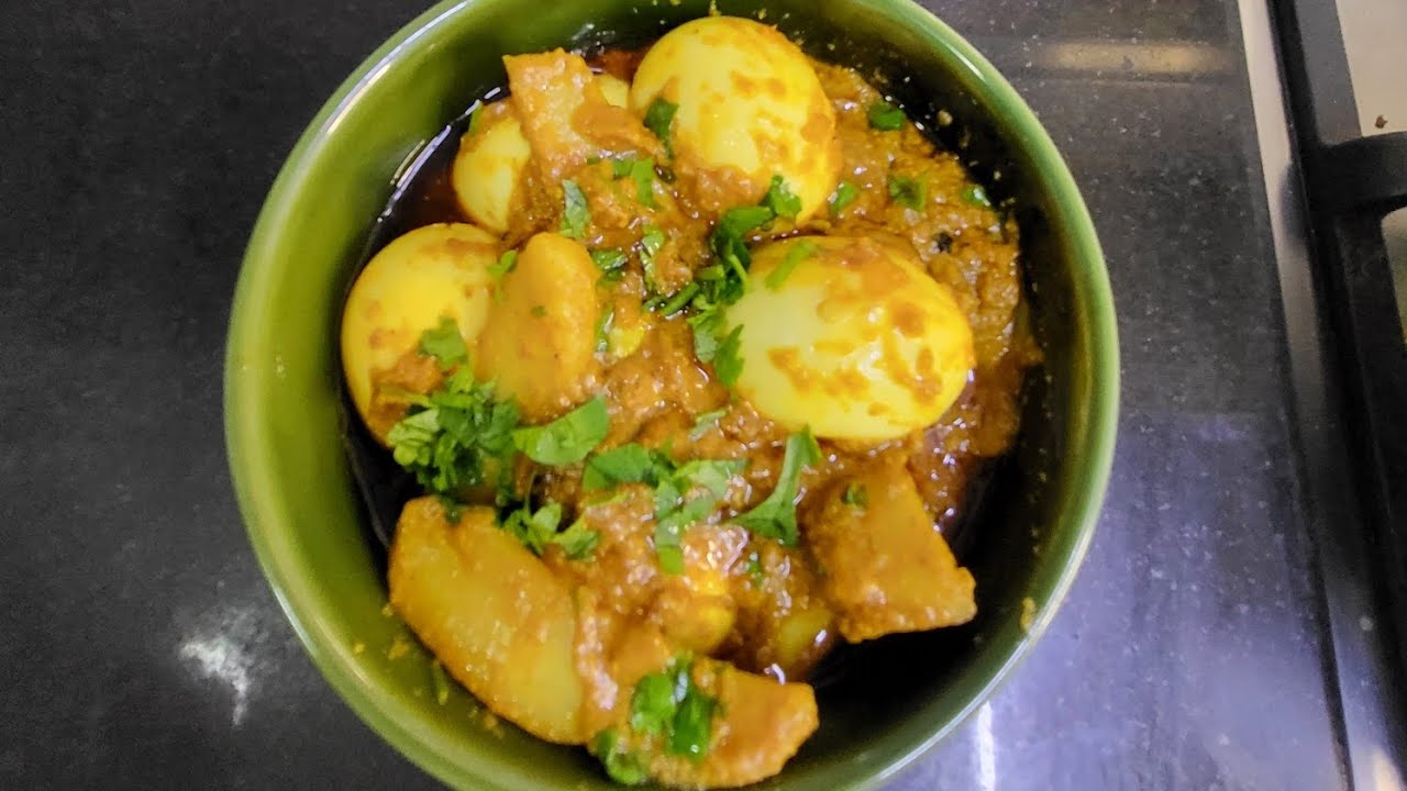 Anda Aloo Gravy by Leena's Home Kitchen.