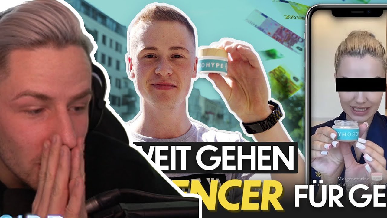 Reaktion auf Influencer werben f&uuml;r mein FAKE-PRODUKT