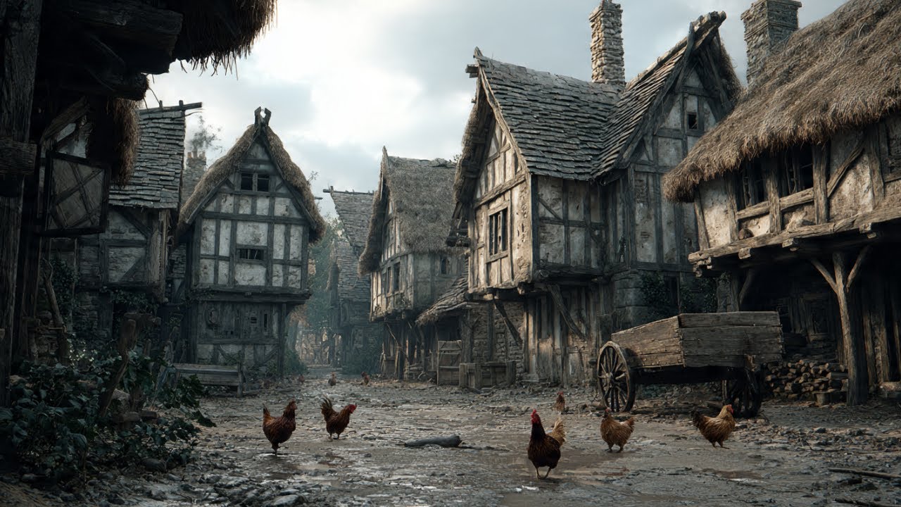 Inside a Medieval English Hill Village — Year 1290