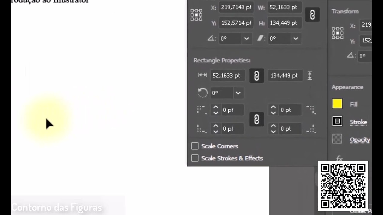 Contorno das Figuras Animadas no Illustrator
