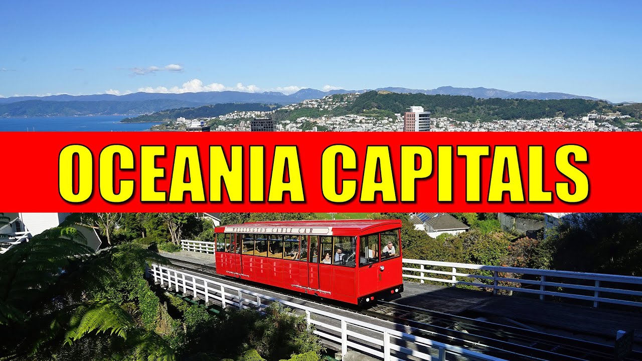 OCEANIA Countries and Capitals - Learn Capital Cities and Countries of Oceania with Flags