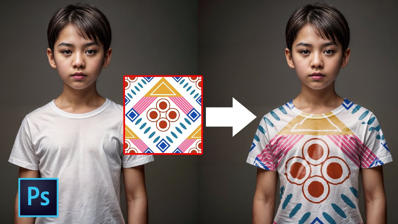 The SECRET to Adding ANY Pattern to Your Clothes in Photoshop