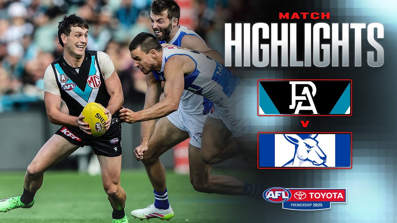 Port Adelaide v North Melbourne Highlights | Round 7, 2025 | AFL