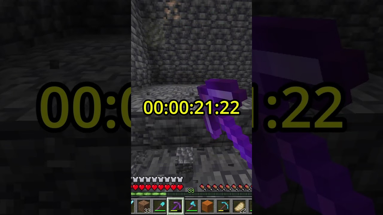 Kopię codziennie przez minute dop&oacute;ki nie dokopię się do bedrocka Dzień 93 #minecraft #gaming