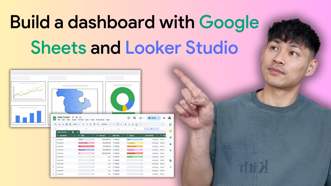How to Build a Dashboard in Google Sheets using Looker Studio for Beginners in 2025 (10 steps)