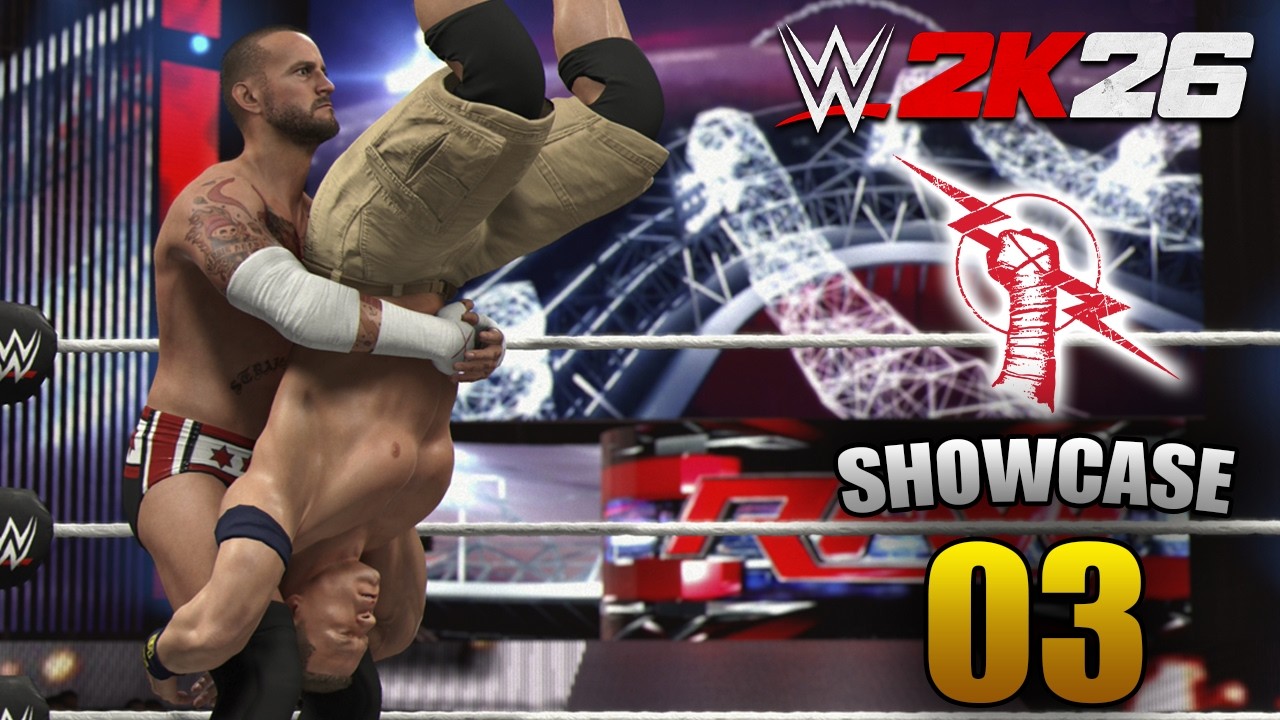 WWE 2K26 -  SHOWCASE 03 - PUNK VS JOHN CENA | THE ROCK