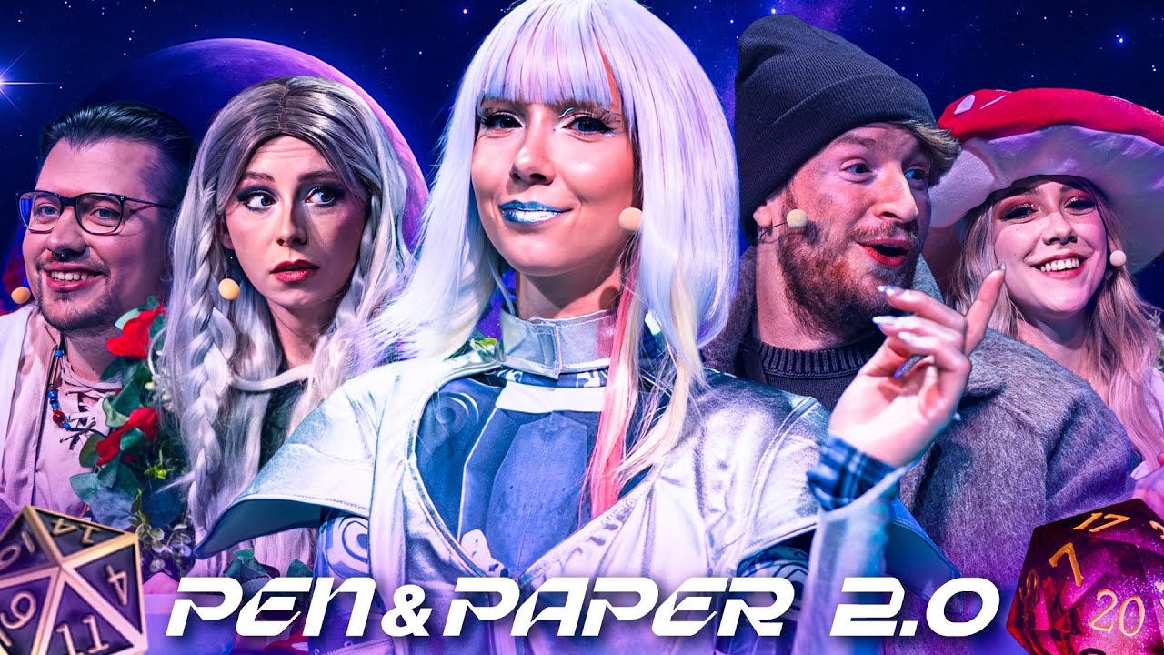 Intergalaktisches Pen & Paper 2.0 🚀✨ mit Baso, Bonjwa, Jen, Kaddi, Maxim, Papo & Alexander Karnstedt