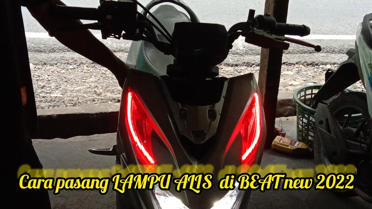 CARA PASANG LAMPU ALIS DI BEAT NEW.2022