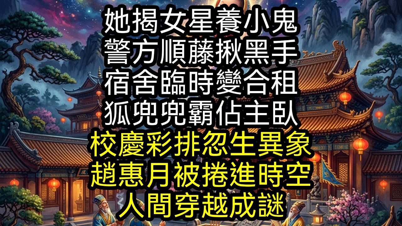 【洛笙6】她揭女星養小鬼警方順藤揪黑手宿舍臨時變合租狐兜兜霸佔主臥 校慶彩排忽生異象趙惠月被捲進時空人間穿越成謎#書林小說 #重生 #爽文 #情感故事 #唯美频道