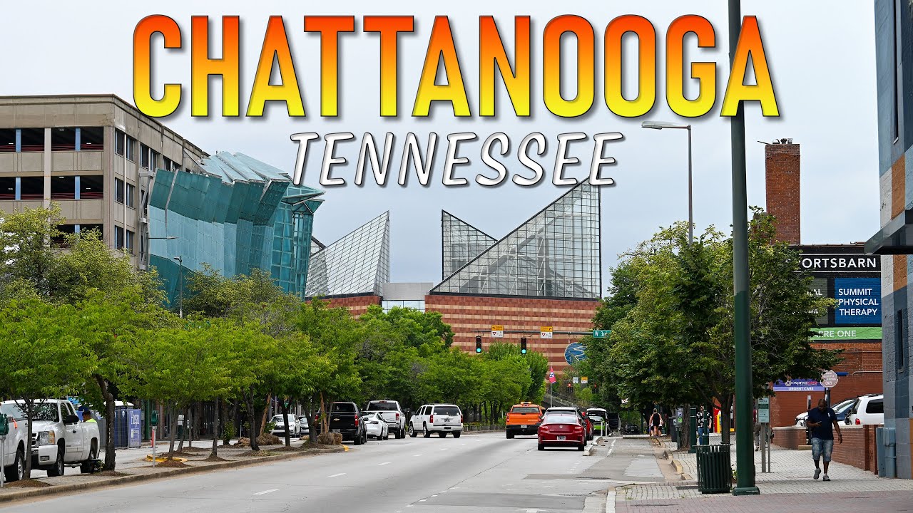 Chattanooga Tennessee Driving Through