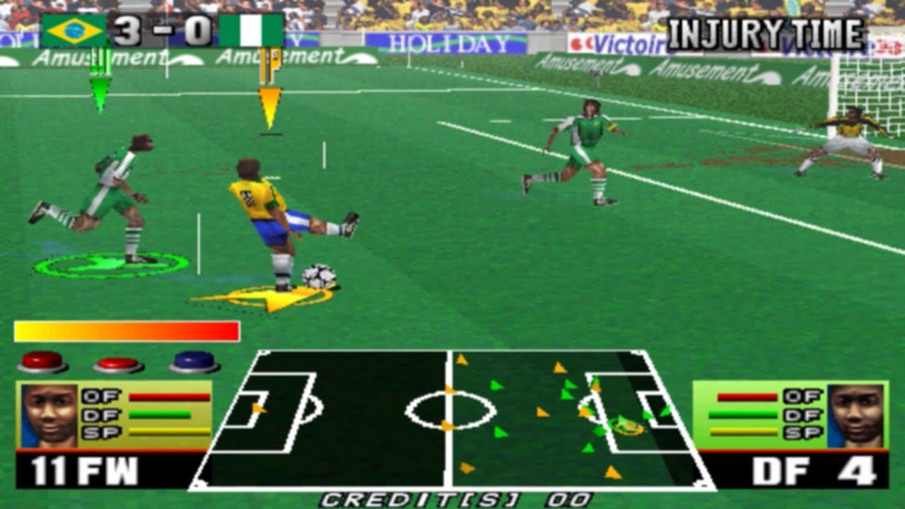 Heat of Eleven 98 in MAME - 3DO M2 Konami - Brazil - Full Gameplay