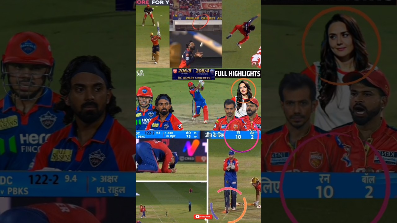 Tata IPL 2025 PBKS VS DC full  highlights Match Number - 66