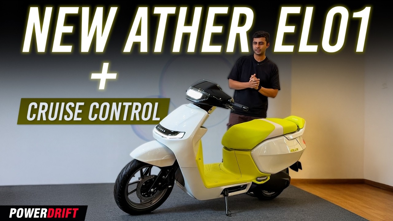 Ather&rsquo;s new EL01 Scooter | 450 Apex Cruise Control | PowerDrift QuickEase