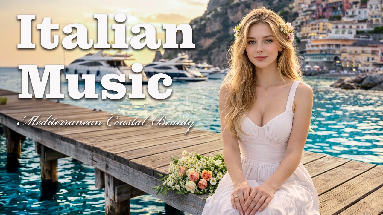 🎶 Italian Vibes & Mediterranean Music 🎶 Relaxing Italian & Dreamy Mediterranean Views 🌊