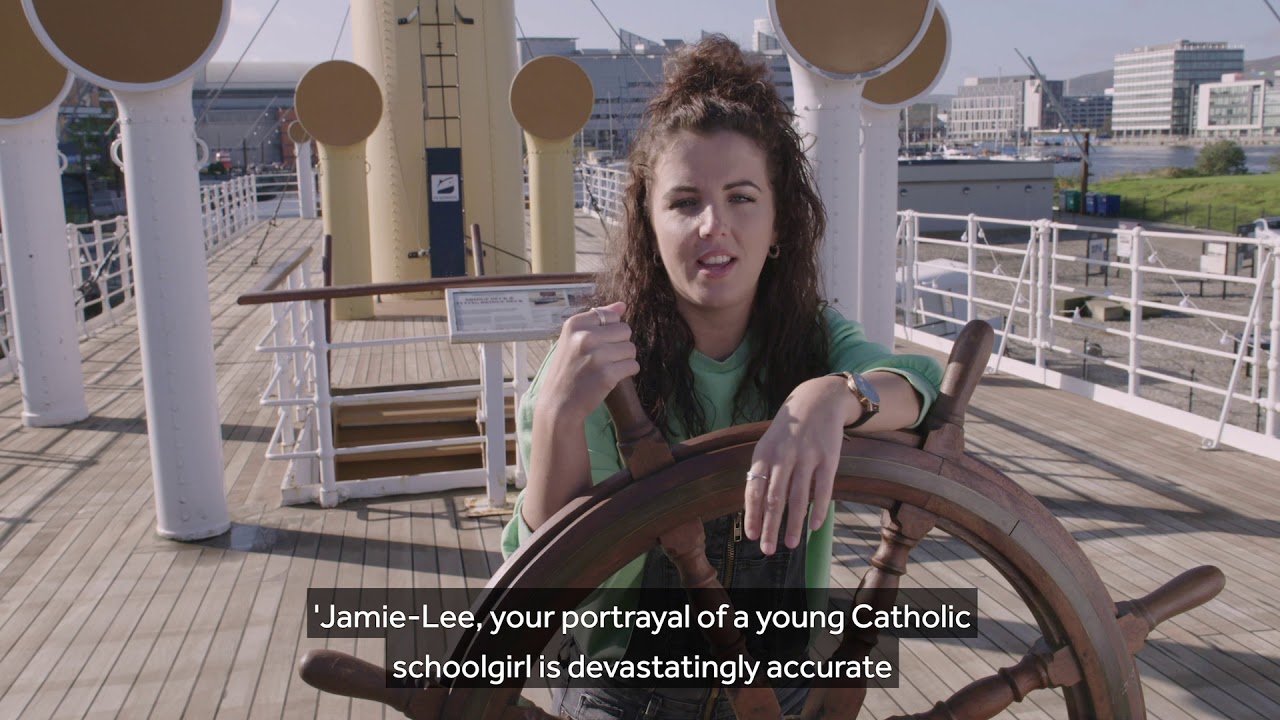 Derry Girl Jamie-Lee O’Donnell takes a cheeky glimpse inside a famous site