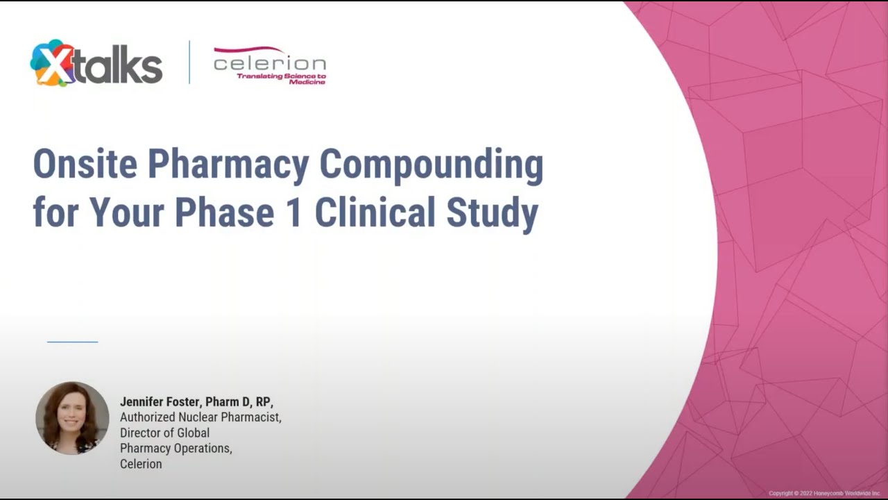 Onsite Pharmacy Compounding for Your Phase 1 Clinical Study