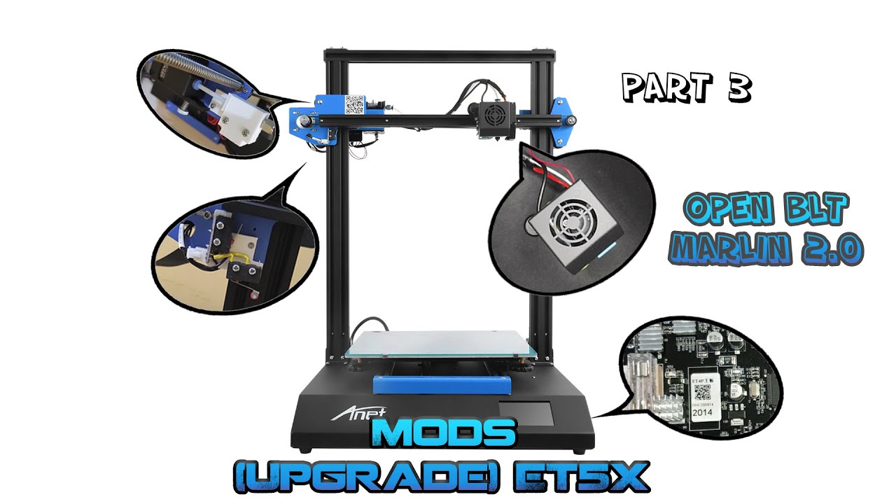 Mods (Upgrade) Anet ET5X - Parte 3 - Cambio de placa / Instalación de Marlin -